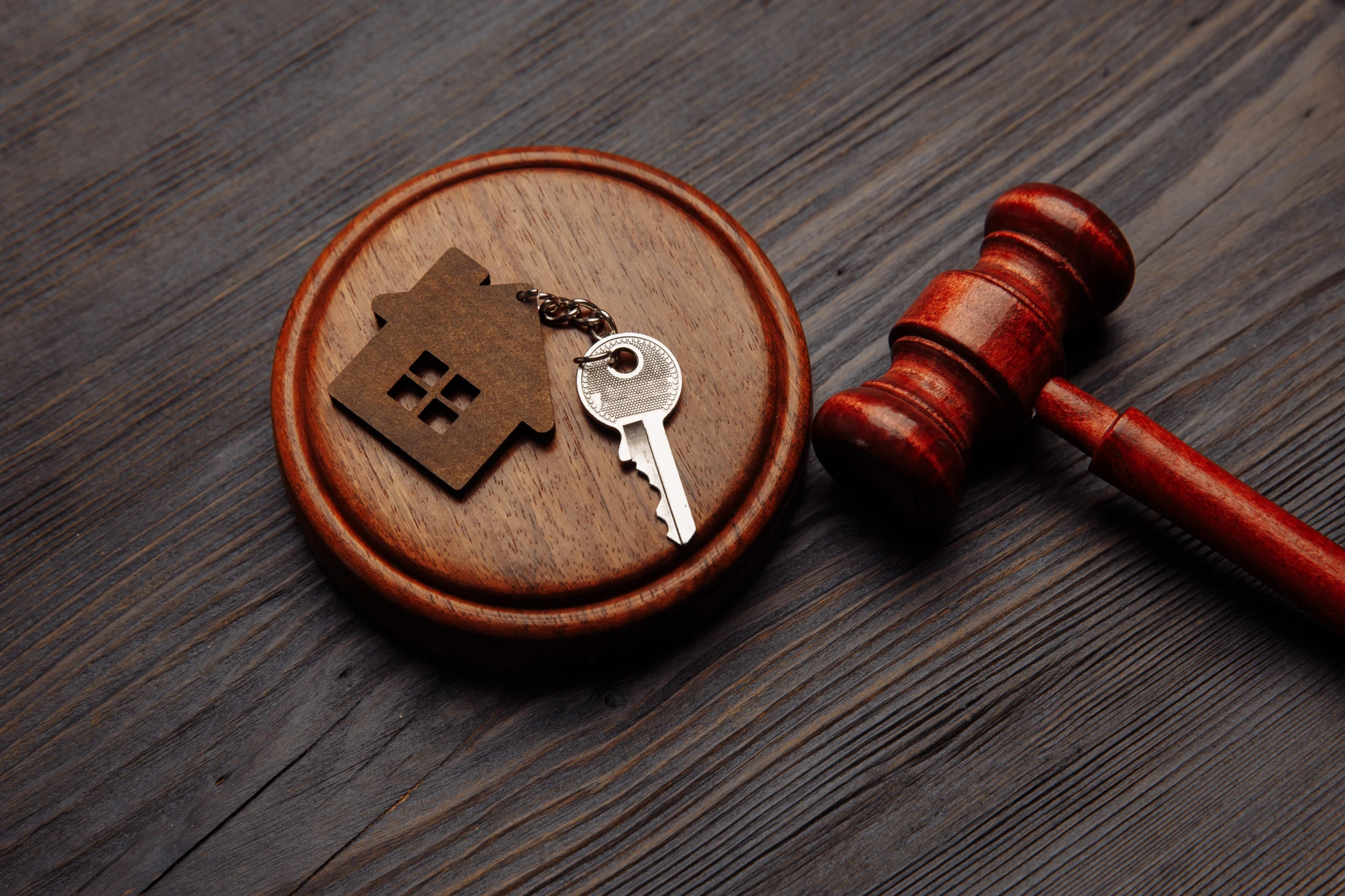 judge-gavel-key-chain-shape-two-splited-part-house-wooden